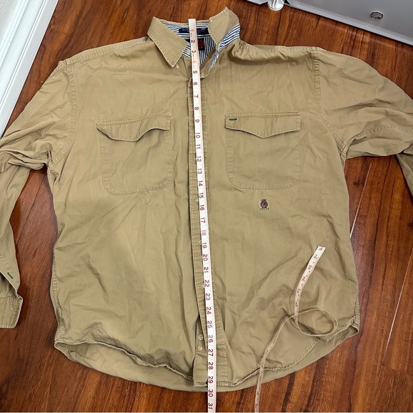 Tommy Hilfiger Button Up Vintage Shirt Size Large - Picture 7 of 8